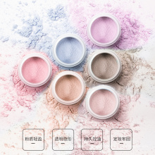 Pudaier Makeup Private Label Powder 12 Colors Face Makeup Waterproof Loose Powder Skin Finish Powder